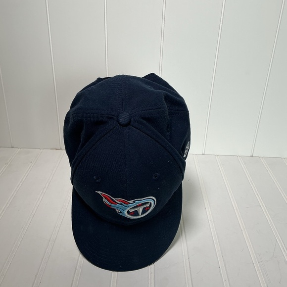 New Era Tennessee Titans Navy Blue Adjustable NFL Logo Sports Hat Cap- READ - Picture 5 of 9